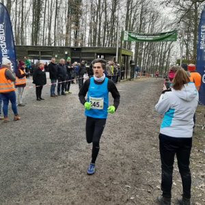 Wald- und Crosslauf in Schweinfurt, Februar 2020, Stefan letzte Runde